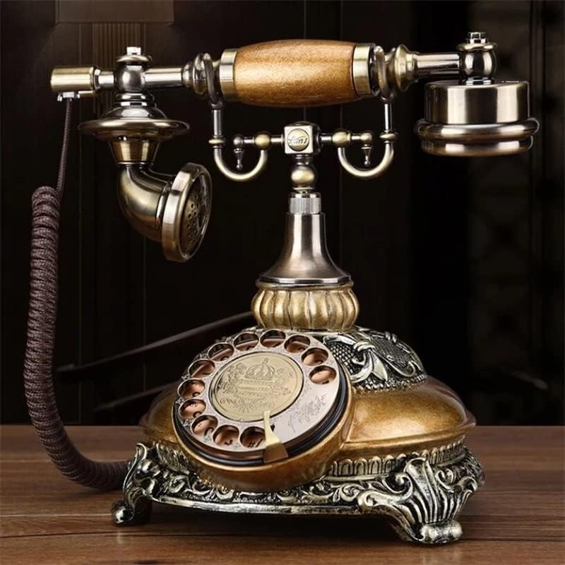 HOUKAI Fshion Forgó Tárcsa Lansline Telefon, Vezetékes Antik Vezetékes Telefon