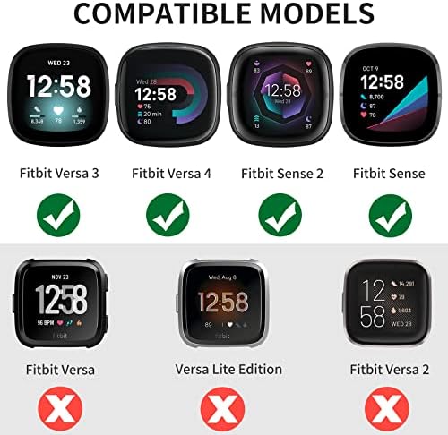V. R. REMÉLEM Nézni Zenekar Kompatibilis Fitbit Versa 3 / Versa 4 / Fitbit Sense/Érzék 2 a Férfiak, Nylon Sport, Állítható Pánt Katonai