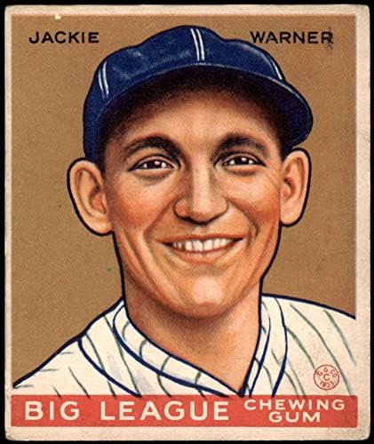 1933 Goudey 178 Jack Warner Philadelphia Phillies (Baseball Kártya) VG Phillies