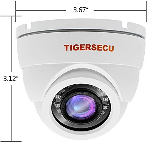 TIGERSECU Super HD 1080P Széles Látószögű 6-Dome Kamera Csomag
