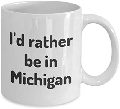 Inkább A Michigan Tea Csésze Utazó Munkatársa, Barátja Haza Állami Ajándék Bögre Jelen