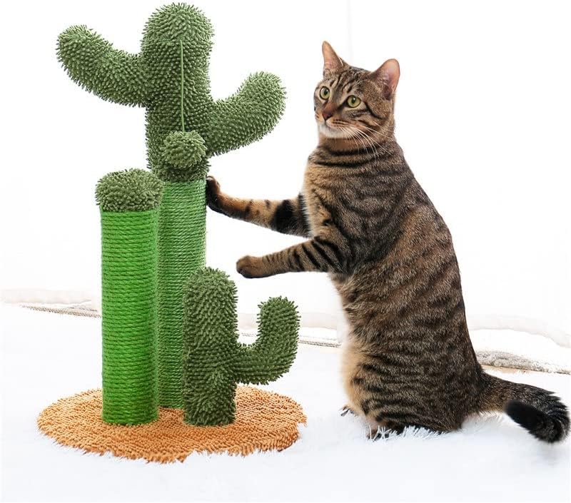 IULJH M/L Kaktusz Macska Karcolás után a Szizál Kötél Macska Kaparászó Kaktusz Fiatal Felnőtt Macskák Macska-mászóka Játék (Szín