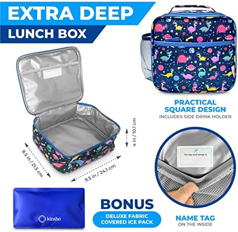 A csomag a Bento Ebéd-Box Set Gyerekeknek tartalmazza Snack Konténer | 6, 3 Rekesz (sötétkék Nagy + MINI) + Ebéd Doboz Gyerekeknek