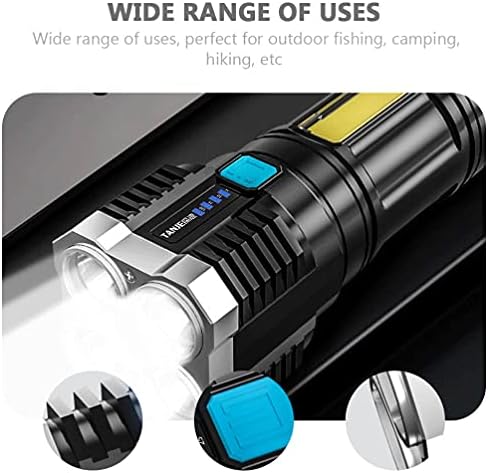 BESPORTBLE Mini Zseblámpa Led Tölthető Zseblámpa LED-es Zseblámpa, USB Lámpa, Kültéri Sürgősségi Lámpa Világítási Eszköz LED Tölthető