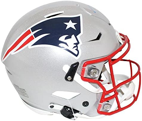 Tom Brady Aláírt New England Patriots Hiteles Sebesség Flex Sisak RAJONGÓ 31515 - Dedikált NFL Sisak