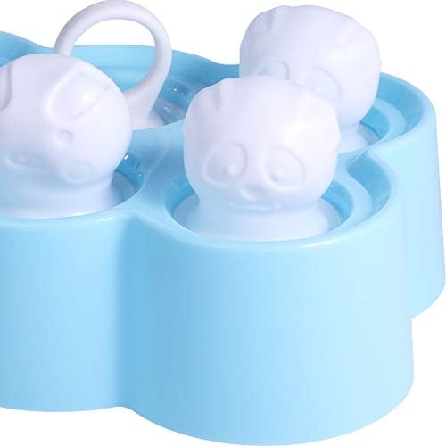 Kis jégkrém Formák Állat Alakú, Újrafelhasználható DIY fagylalt, Jégkrém Készítő Formák BPA Mentes [Üreg 6], Vicces, Aranyos