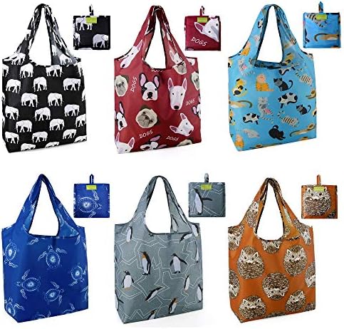 BeeGreen Bevásárló Táskák Újrafelhasználható Élelmiszerbolt Tote Bags 16 Pack XLarge 50LBS Ripstop Geometriai Divat az Újrahasznosítás Táskák