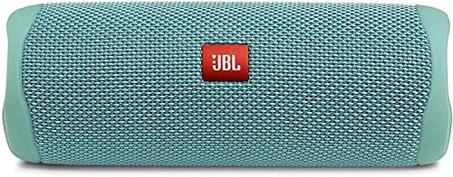 JBL FLIP 5 Hordozható Hangszóró IPX7 Vízálló On-the-Go Csomag WRP Deluxe kemény héjú Esetben (Kékeszöld)