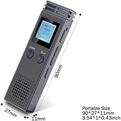 BHVXW Szakmai hangvezérelt Digitális Audio Hangrögzítő 8GB 16GB 32GB USB Pen Veszteségmentes Mp3 Lejátszó Felvétel 1536kbps Jelszó (Méret :