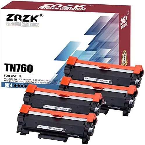 ZRZK TN760 Kompatibilis Toner Patron Csere Testvér TN760 TN-760 TN730, hogy Használja a HL-L2350DW, HL-L2390DW, HL-L2395DW,