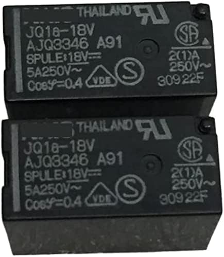 ASPROD Relé 10db JQ1A-18V AJQ3346 4 TŰS/18V/5A/ Kontaktorok, valamint relék