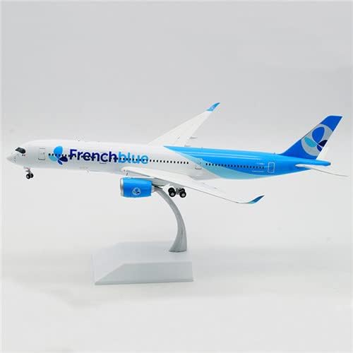 JC Szárnyak francia Kék az Airbus A350-900 F-HREU 1/200 FRÖCCSÖNTÖTT Repülőgép Előre épített Modell