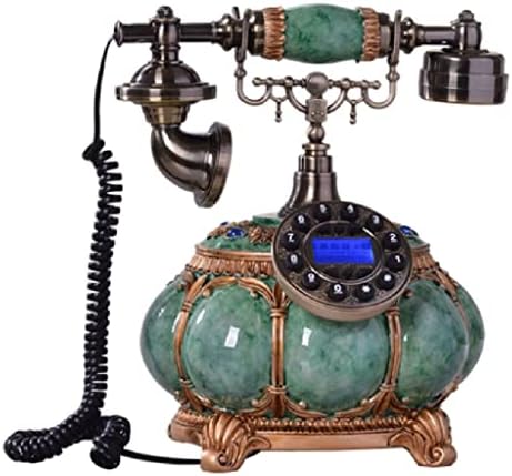 KXDFDC Gyanta Vezetékes Retro Telefon Vezetékes Vintage Dekoratív Telefon Hívófél-AZONOSÍTÓ, Újratárcsázás, Hívja Ellenőrizze,