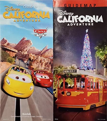 Disneyland Park Készlet 8 Térkép Idegenvezetők, Mely a kalandpark Fantasmic Autók Föld Toy Story PMA7