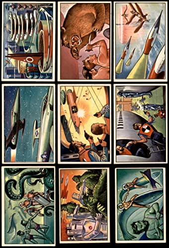 1951 Bowman Jets Rakéta, majd Űrhajósok, Teljes Készlet (Kártya) EX