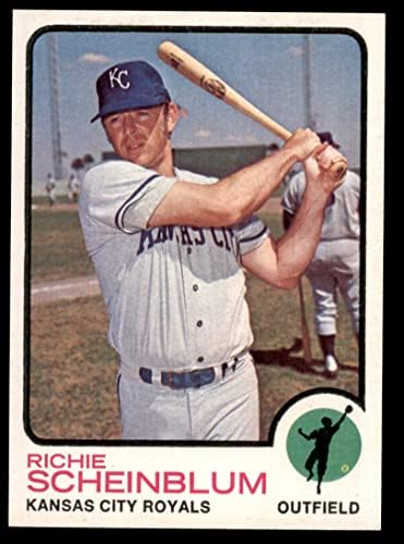 1973 Topps 78 Richie Scheinblum Kansas City Royals (Baseball Kártya) NM/MT+ Uralkodók