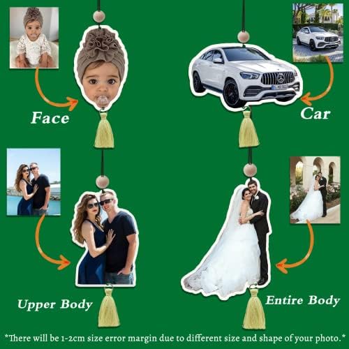Egyéni Légfrissítő A Fotó Személyre szabott Illatosító Autó a Tassel a Születésnapi Évforduló Esküvő, Karácsony, Vicces Ajándék, Autó Lógó