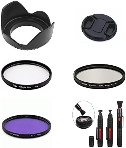 SR6 52mm Kamera Csomag napellenző Sapka UV CPL FLD Szűrő Ecset Kompatibilis Nikon AF NIKKOR 24mm f/2.8 D Lencse & Nikon