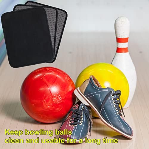 Windspeed 3PCS Bowling Golyó Törölközőt, 10x8in Mikroszálas Bowling Golyó Tisztító Törölköző, EZ Tapadási Pontok, Csúszásmentes