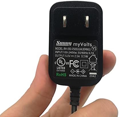 MyVolts 5V-os Tápegység Adapter Kompatibilis/Csere Tascam GB-10 Gitár Oktató - US Plug