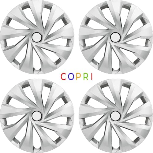 Copri Készlet 4 Kerék Fedél 16 Coll Ezüst Dísztárcsa Snap-On Illik Renault