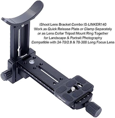 iShoot Lencse Gallér Tripod Mount Gyűrű Kompatibilis Canon RF 15-35mm f/2.8 L is USM, RF 24-70mm f/2.8 L is USM, EF 16-35mm f/2.8 L III