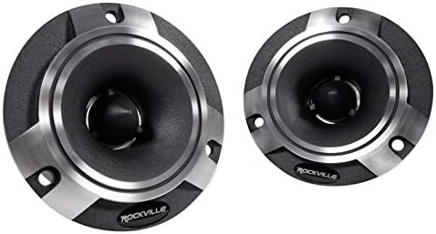 Rockville Pár X6.5C Verseny 6.5 1000W Komponens Hangszóró/Titán Magassugárzó, fekete,ezüst