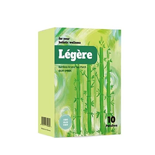 [A légère premium] Aroma láb tapasz 10 db Bambusz illat illat Jobb Sleep & lábápolás talpmasszázs fáradtság recovery