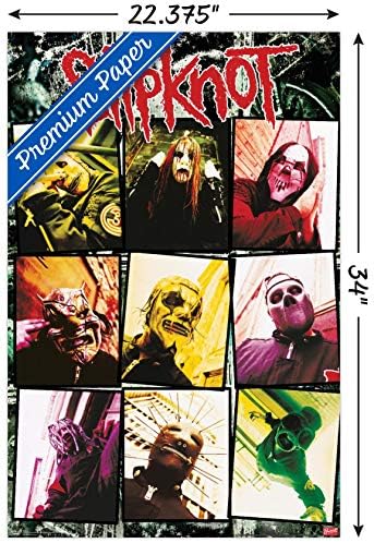 Tendenciák a Nemzetközi Slipknot - Rács Fali Poszter, 22.375 x 34, Prémium keret nélküli Változat