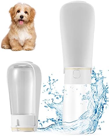 Kutya vizes Palackot Összecsukható - szivárgásmentes Kutya Víz Adagoló 15.2 oz Kapacitás, a Gyaloglás, Túrázás Utazás - Portable Pet Palack