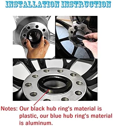 PreeminentMotors Műanyag hub Gyűrű Kerék/Felni/Kerék Távtartó/Kerék Adapter 74mm, hogy 67.1 mm/ Kerék hubcentric Gyűrű OD