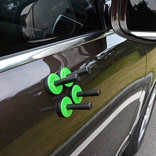 FOSHIO 6DB Zöld Autó Vinil-Wrap Megfogó Magnet Holder Színárnyalatok Eszköz Hűtőmágnesek