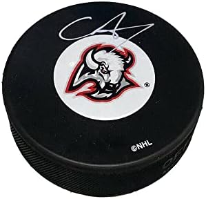 CHRIS DRURY Dedikált Buffalo Sabres Puck - Dedikált NHL Korong