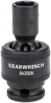 GEARWRENCH 3/8 - Meghajtó Szabványos Egyetemes Hatása Metrikus Csatlakozó 10 mm, 6 Pont - 84356N