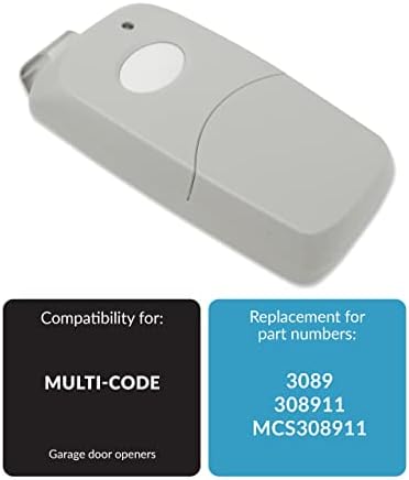 Garage2Go garázsajtó Távirányító helyett Lineáris Multi-Kód 3089 308911 MCS308911 (Fehér) (2 Csomag)