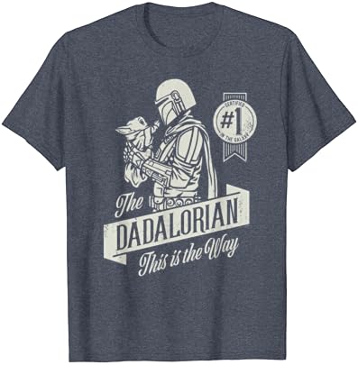Star Wars-A mandalore-i, valamint Grogu Dadalorian apák Napja T-Shirt