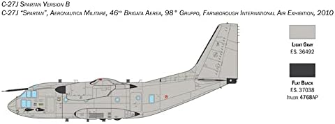 Italeri 1450 Alenia C-27J/G. 222 Spártai Skála 1/72 Műanyag Modell Készlet