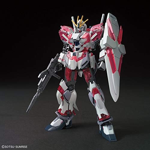 Bandai Hobbi HGUC 222 Elbeszélés Gundam C Pack Gundam NT 1/144, Fehér/Piros, Modell:BAS5056760