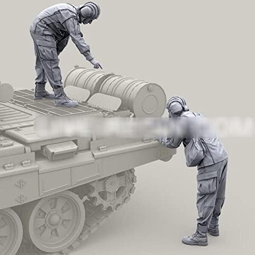 Goodmoel 1/35 MINKET Tartály Katona Adatok Gyanta (2 fő, Nem Tankok) / Összeszerelt, valamint Festetlen Katona Miniatűr-Készlet