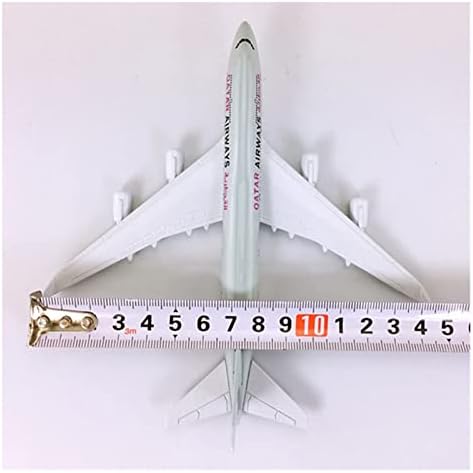 Repülőgép Modell Alkalmas 747-es boeing B747-400 Modell Levegő Qatar Airways Légi jármű a Bázis Alufelni Repülőgép Gyűjtemény Kijelző 1/400