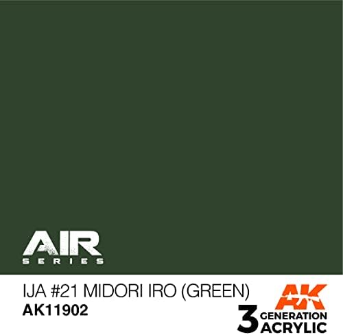 AK Akril 3Gen Repülőgép AK11902 IJA 21 Midori IRO (Zöld) (17ml)
