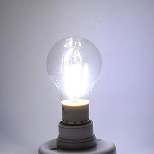 Riuty LED Izzószálas Villanykörte, Új E27 12V 3W / 4W / 6W hideg / Meleg Fehér COB 360 °, Nem szabályozható Fény (6 Db)(3W hideg