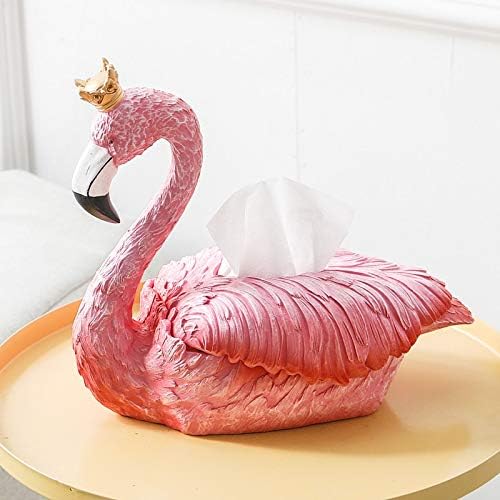 Anncus Északi modern flamingo szövet doboz aranyos nappali dohányzóasztal kreatív tálca egyszerű étterem szövet box - (Szín: szövet