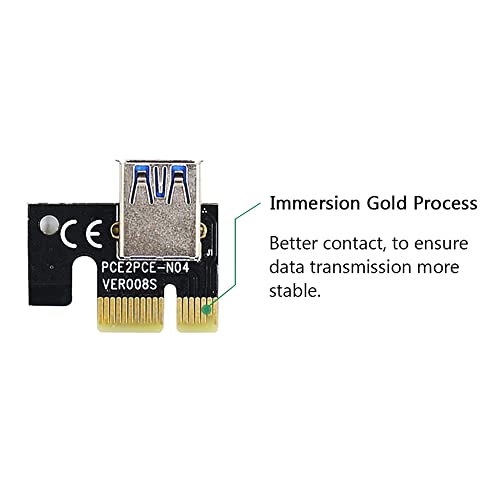 1db VER009S Plusz PCI Express PCIE PCI-E Kelő Kártya 1X SATA, hogy 16X 6Pin Power USB 3.0 Kábel Alkalmas videokártya,30CM