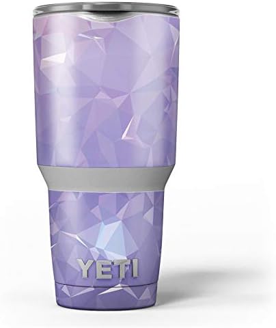 Design Skinz Világos Lila Geometriai V13 - Bőr Matrica Vinil-Wrap Készlet Kompatibilis A Yeti Rambler Hűvösebb Pohár Csésze