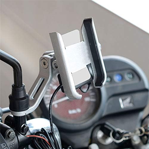 ZJDU Universal Premium Kerékpár Telefon Mount Motorkerékpár - USB Töltő Jogosultja Kormány/Visszapillantó Tükör Mobiltelefon-Hegy,360 Fokos