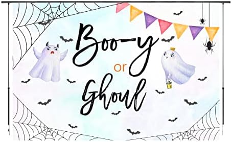 Halloween-a Nemek közötti Mutatják Hátterekkel Boo-t, vagy Ghoul Fiú vagy Lány babaváró Buli Fotó Háttér Pók Nettó Bat Torta Táblázat