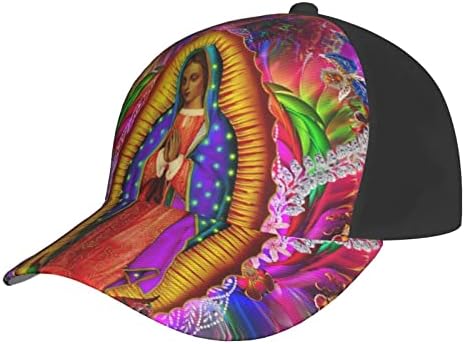 A Hölgy a Guadalupei Szűz Mária Baseball Sapka Állítható Szendvicset Kap Sima Sapkát Apa Kalap Sapka Férfiak Nők