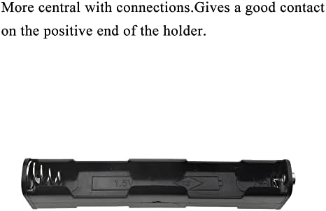 HAHIYO 4xAA Elem tartó Standard Snap Csatlakozó Fekete Adapter Cső Esetben Nem Rozsdásodik Szilárd Jó Kapcsolatot Medve Akkumulátor