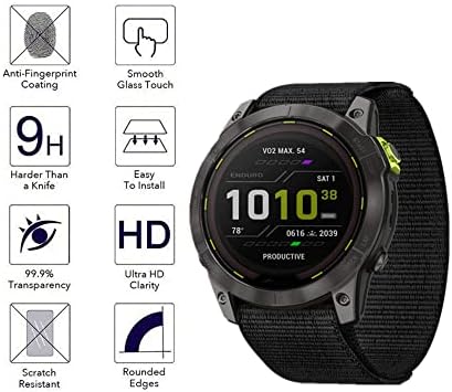 MIHENCE [ 3PCS ] Kompatibilis Garmin Enduro 2 kijelző Védő fólia, 9H Anti-Semmiből Edzett Üveg Védő Film Enduro 2 Smartwatch